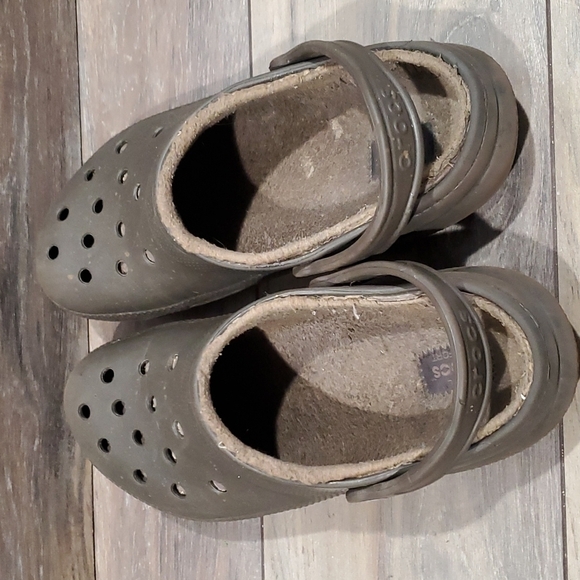 Crocs Men Comfort Insulated lined clogs sz 12 shoes - Picture 8 of 11